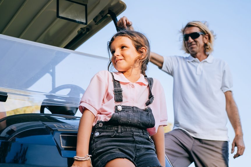 early golf passion unfolds